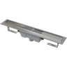 Водоотводящий желоб с порогами ALCAPLAST APZ6 PROFESSIONAL для цельной решетки, с вертикальным сливом APZ1006-750